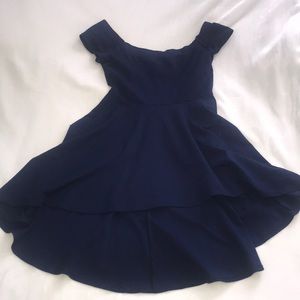 Blue High-low dress